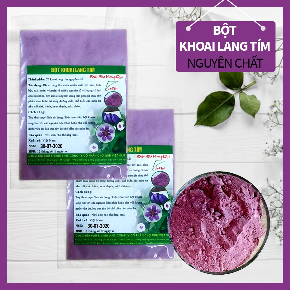 Bột Khoai Lang Tím Gói 100g