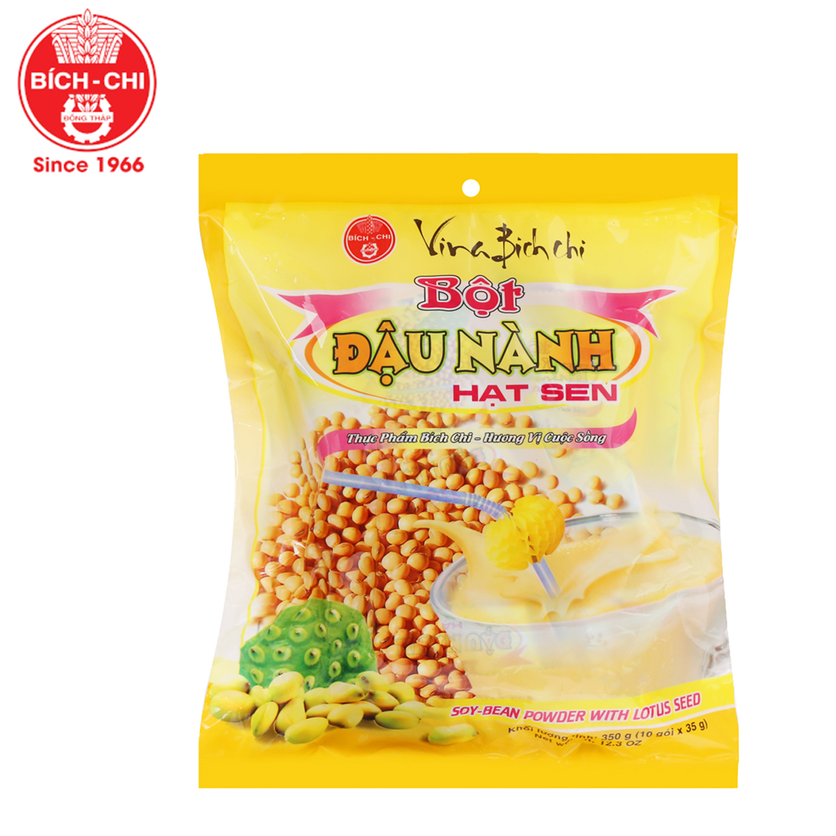 Bột đậu nành hạt sen bích chi soy bean powder with lotus seed