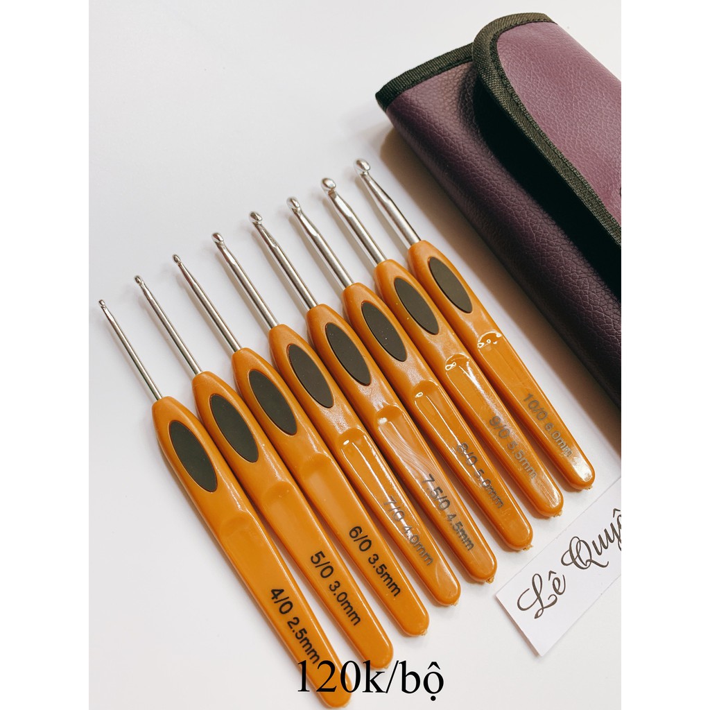 Bộ kim móc len mô phỏng clover
