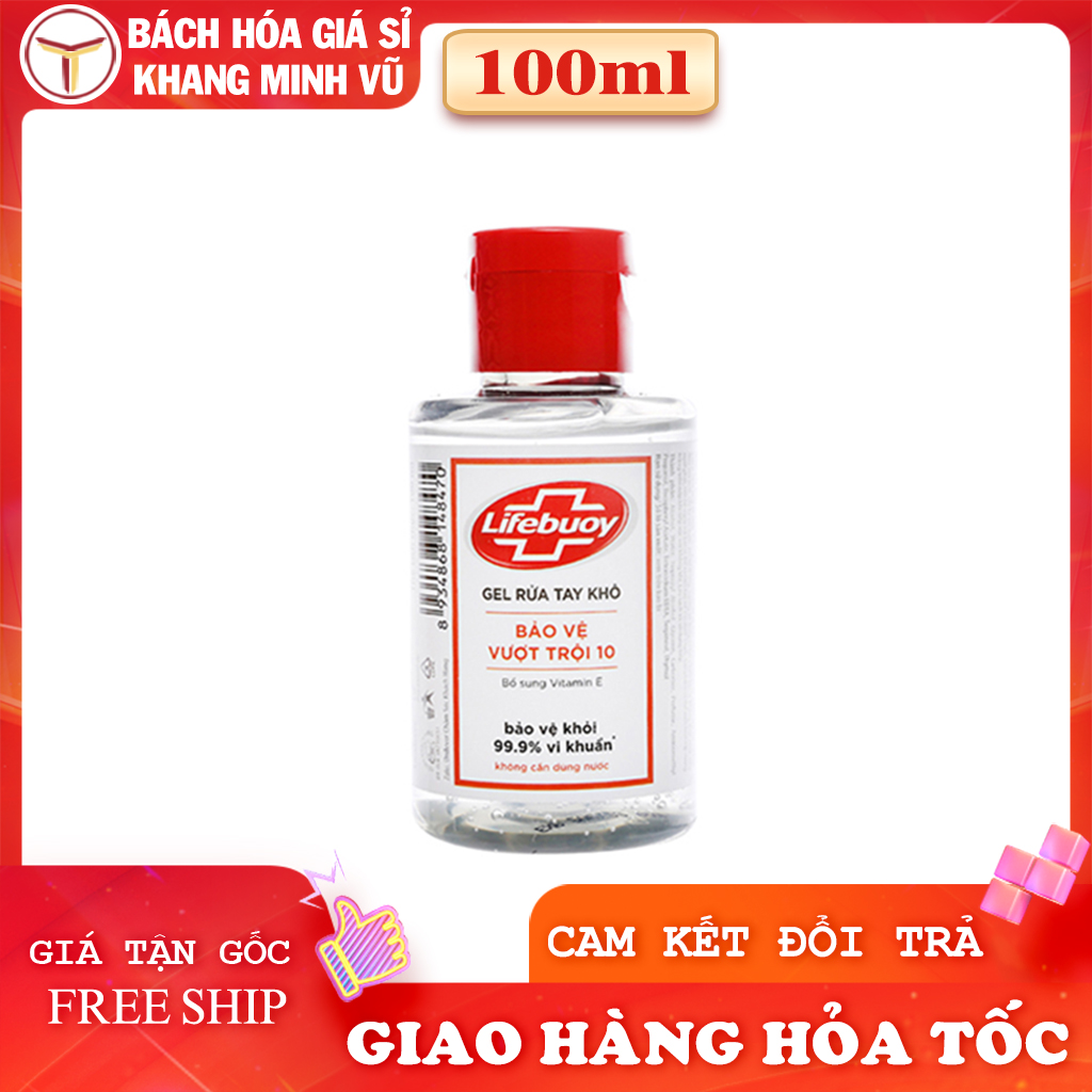 Gel rửa tay khô lifebuoy 100ml
