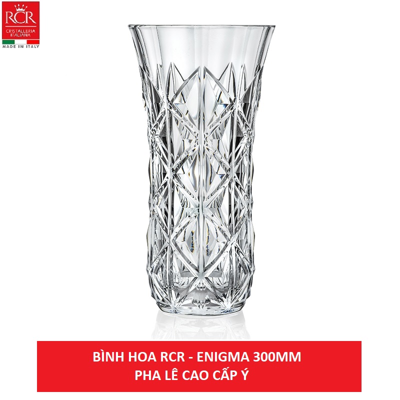 Bình hoa pha lê ý rcr enigma 300mm