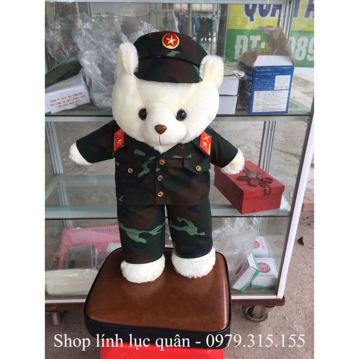 Gấu bông rằn ri 55cm mẫu 2020