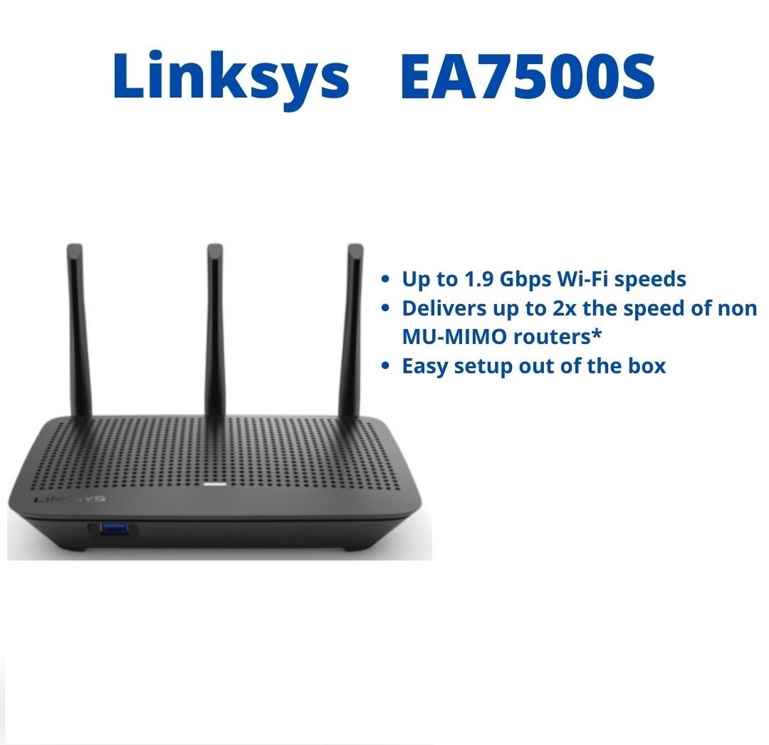 Router wifi max-stream™ ac1900 linksys ea7500s - hãng phân phối chính thức