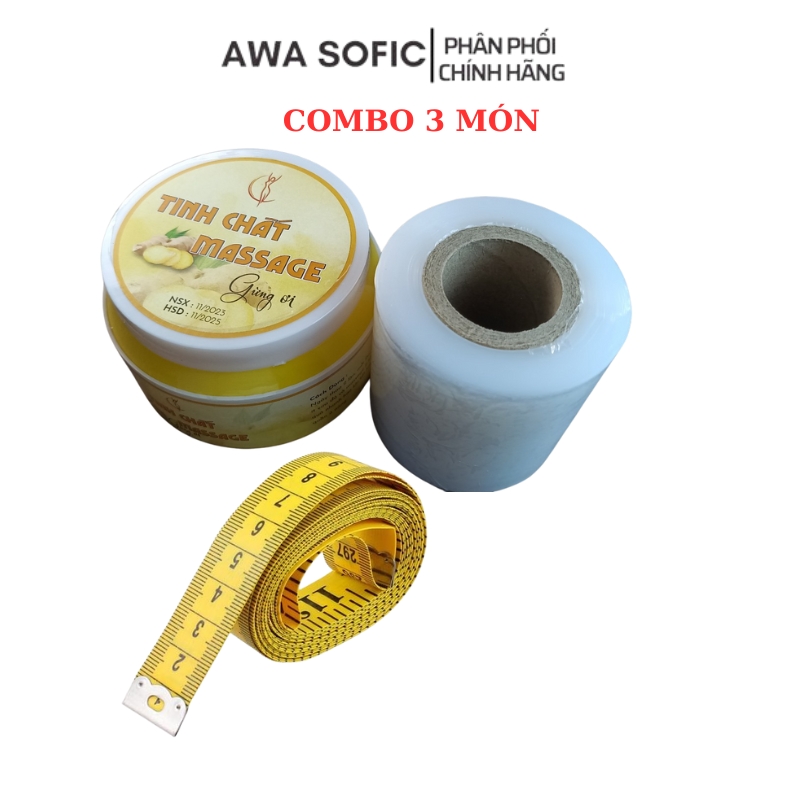 Kem tan mỡ bụng Massage chiết xuất gừng ớt giúp giảm mỡ bụng cấp tốc 500g - AWA SOFIC