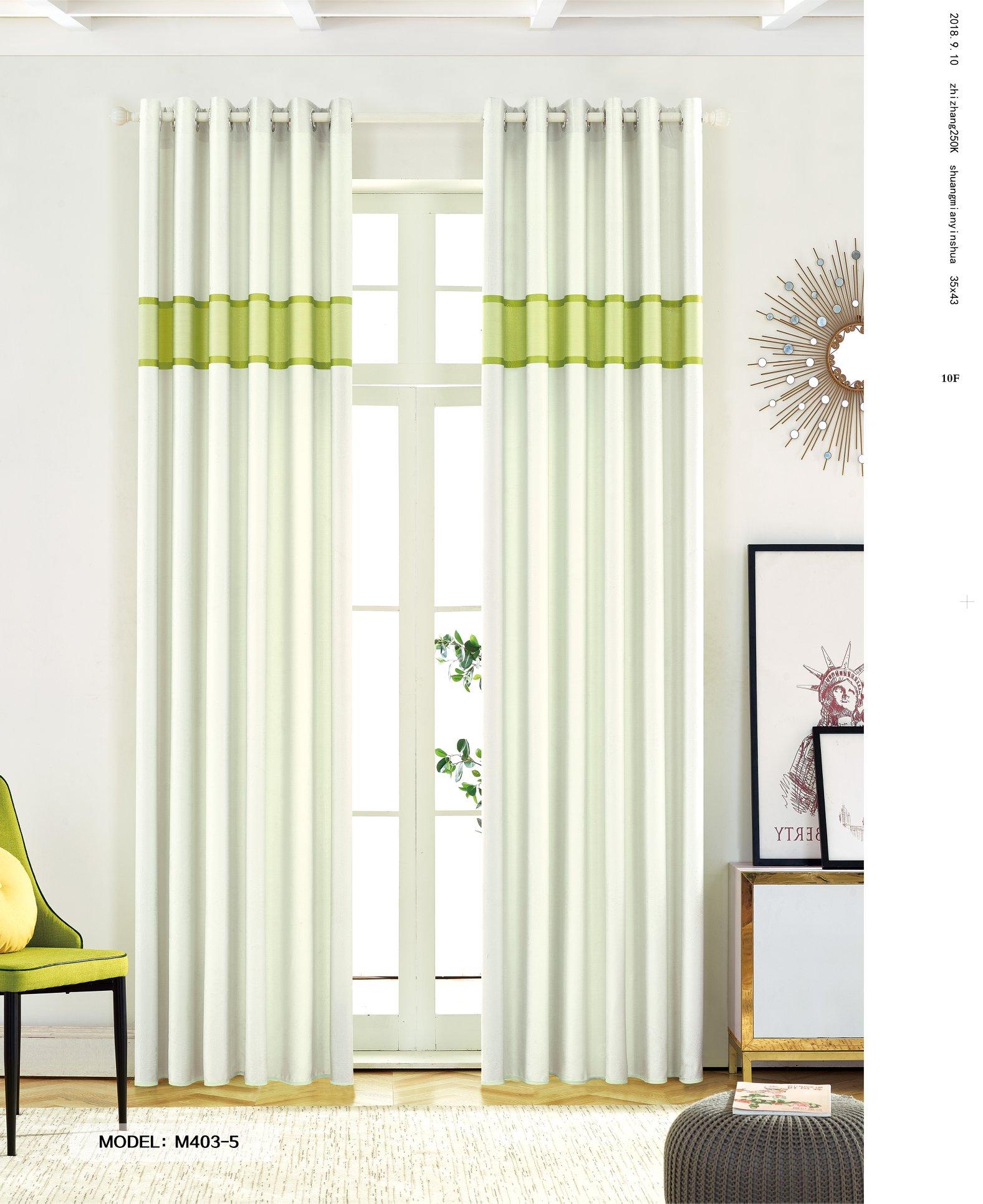 [HCM]Rèm Cửa Chống Nắng Giảm Nhiệt Cách Âm Trơn HQ - Hoàng Yên - Tuỳ chọn kích thước từ 150cm đến 350cm - Mẫu 403-5 (Xanh Lá) - Kiểu may Khoen Ore - Nhiều Màu Để chọn - Vải dày mịn và đẹp - Có may theo kích thước yêu cầu