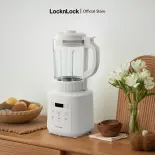 Máy làm sữa hạt đa năng Lock&Lock Bianco heating blender 1.75L Màu ngà EJM486IVY dao 3 lớp, 5 chế độ nấu, hẹn giờ 24h