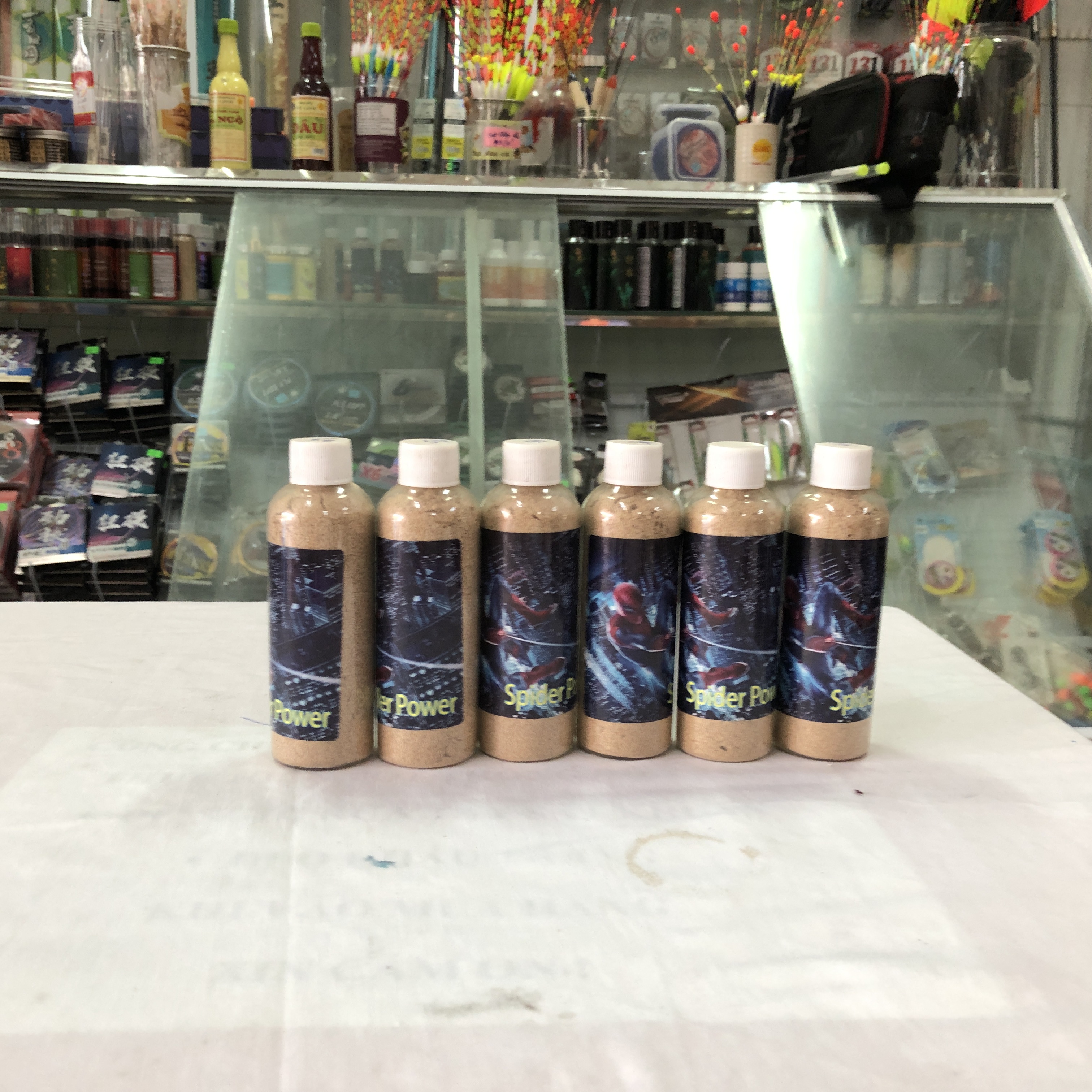 Bột tơ nhện tăng độ kết dính dạng tơ cho mồi câu chai 100ml cực kỳ hiệu quả tạo hiệu ứng kết dính bông cho mồi câu đài, đơn