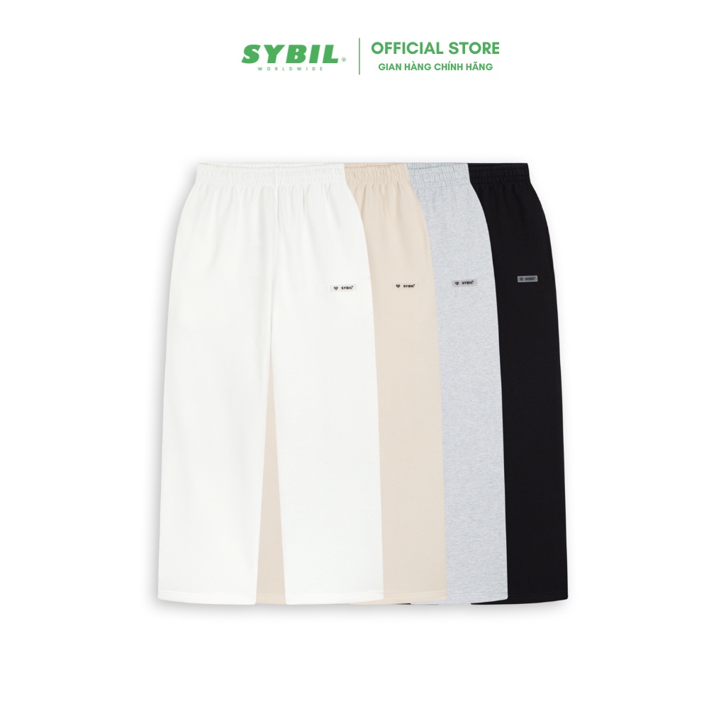 Sybil basic track pants - quần nỉ da cá dáng suông cotton dày dặn form unisex