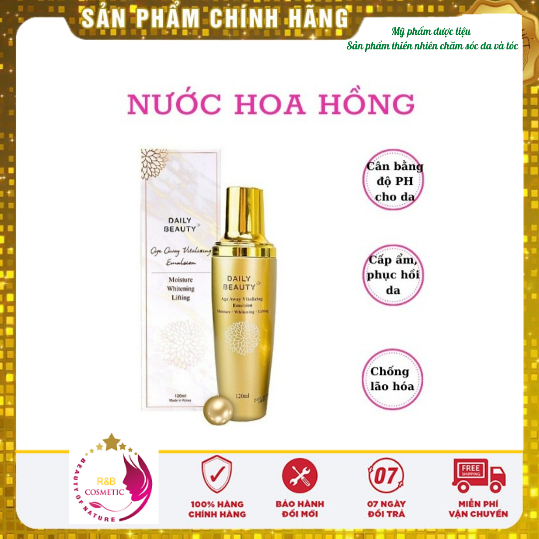 Nước hoa hồng rb, Toner age away vitalizing rb dưỡng da làm sạch chống lão hóa da hàn quố.c