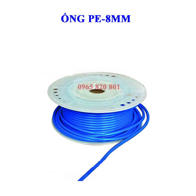Ống PE 8mm màu xanh chất lượng cao