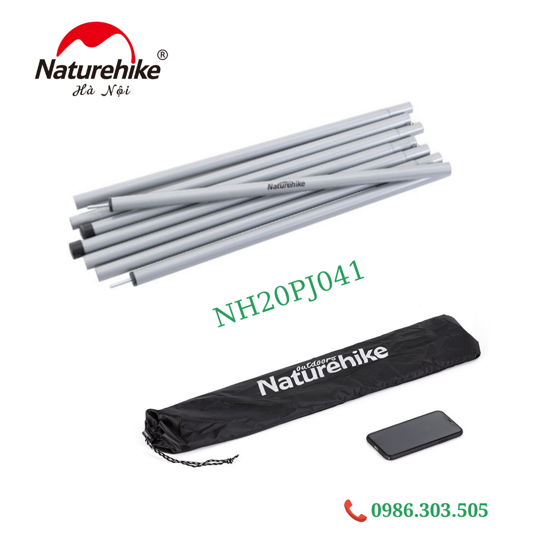 Set 8 Thanh, Cọc Chống Mái Lều, Chống Tăng, Cây Hỗ Trợ Lều, Cọc dựng lều cắm trại Chính Hãng Naturehike - 8 Khúc X 50Cm, Cam kết đúng mô tả, đảm bảo an toàn