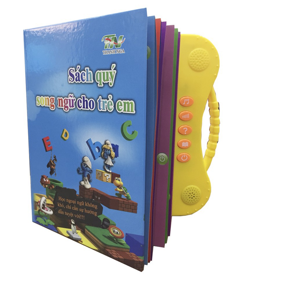 Đồ Chơi Bộ Sách Điện Tử Song Ngữ Anh - Việt Giúp Trẻ Học Tốt Tiếng Anh