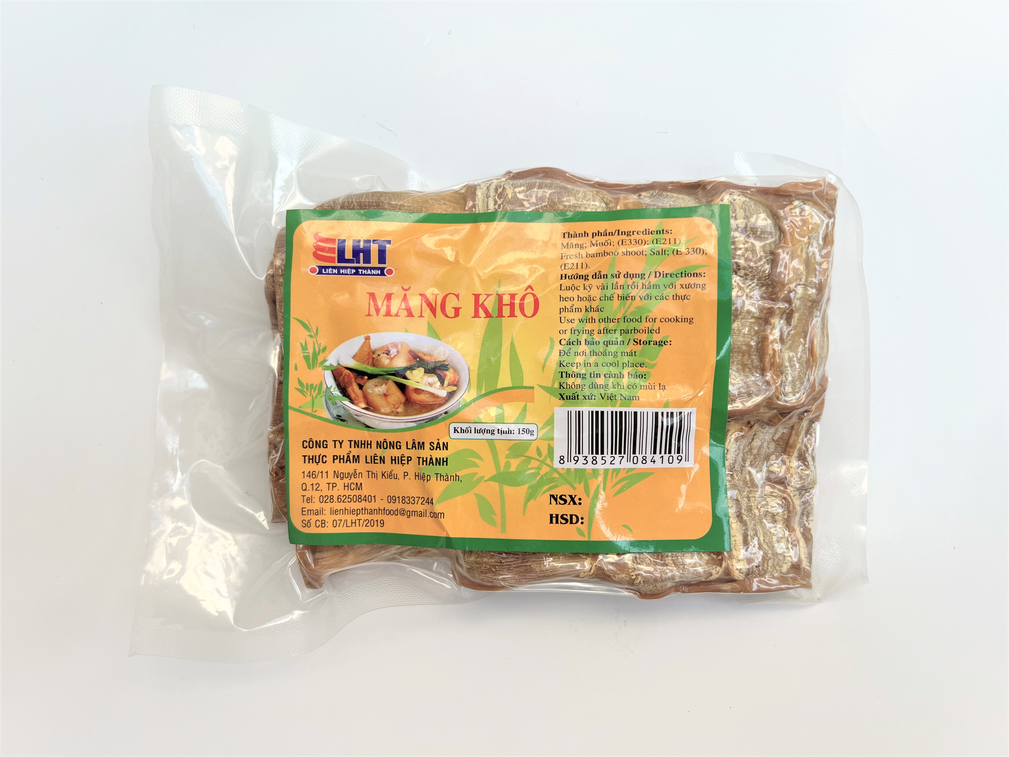 Măng khô sạch - LHT - KL Tịnh 150 gram