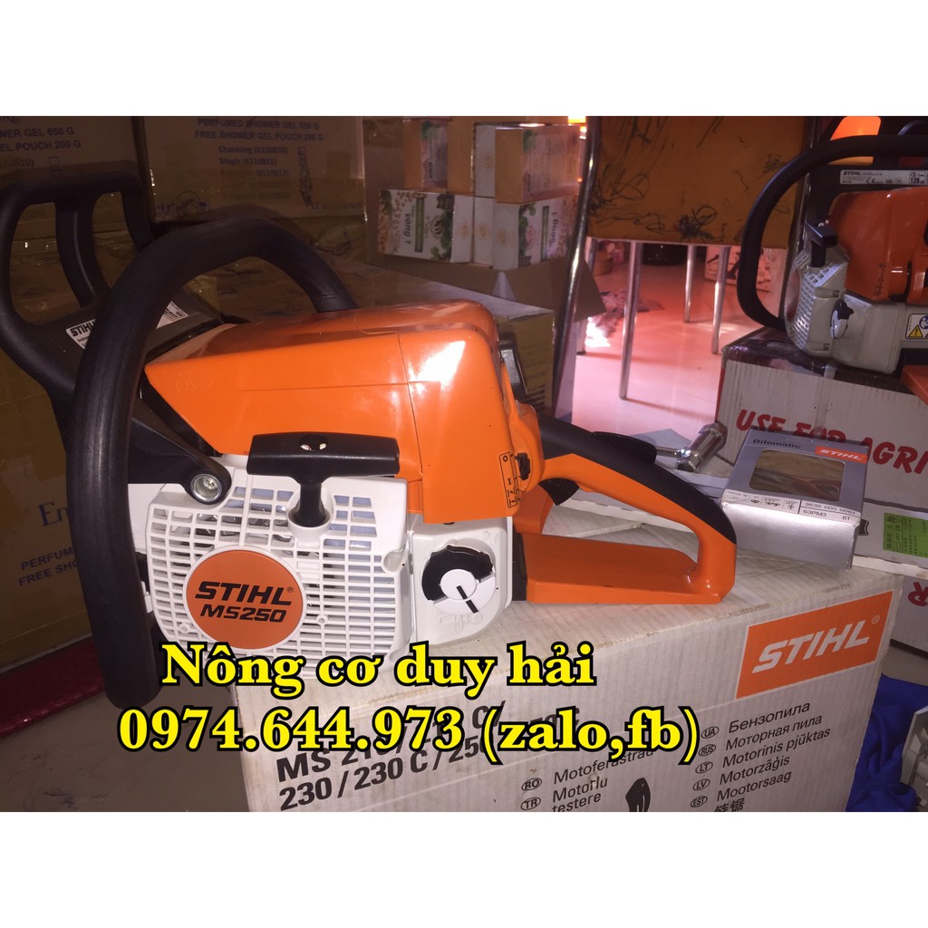 Đầu Máy cưa xích Stihl MS 250 chính hãng - thắng máy cưa xích