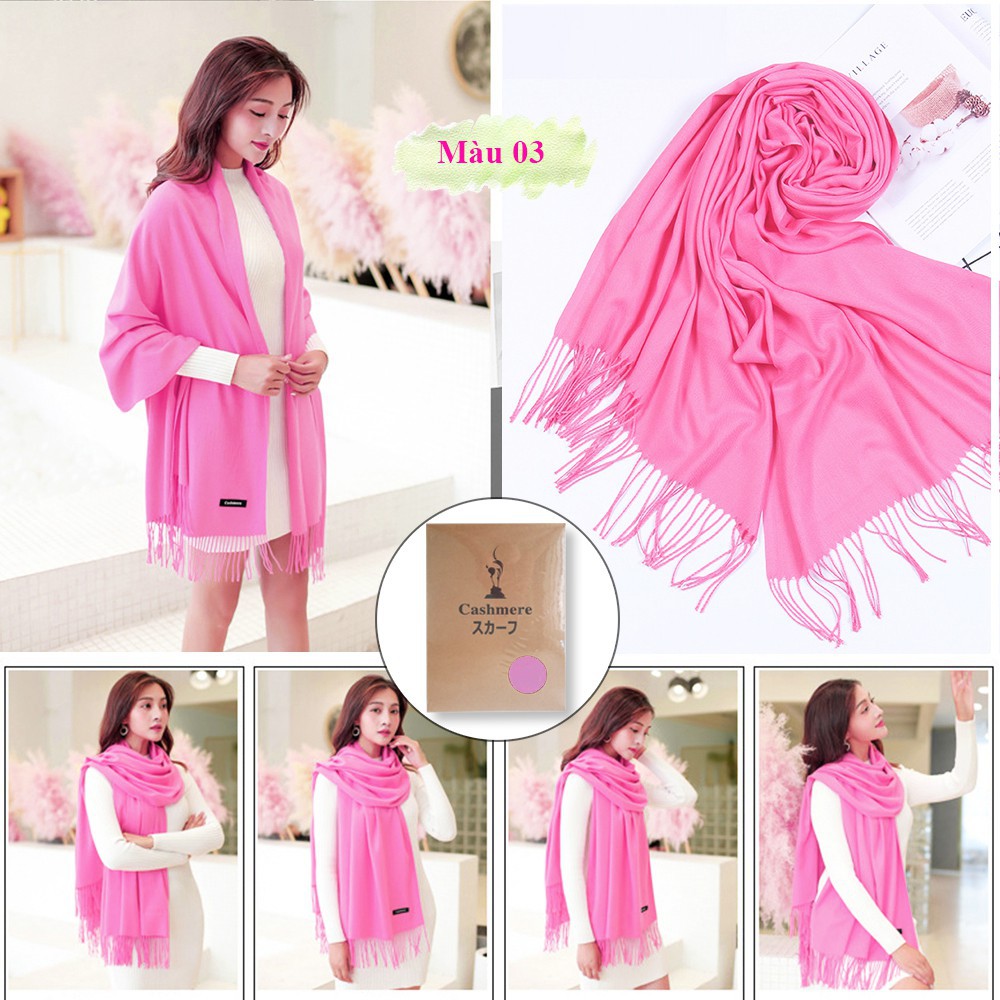 Khăn cashmere, khăn choàng xuất Nhật