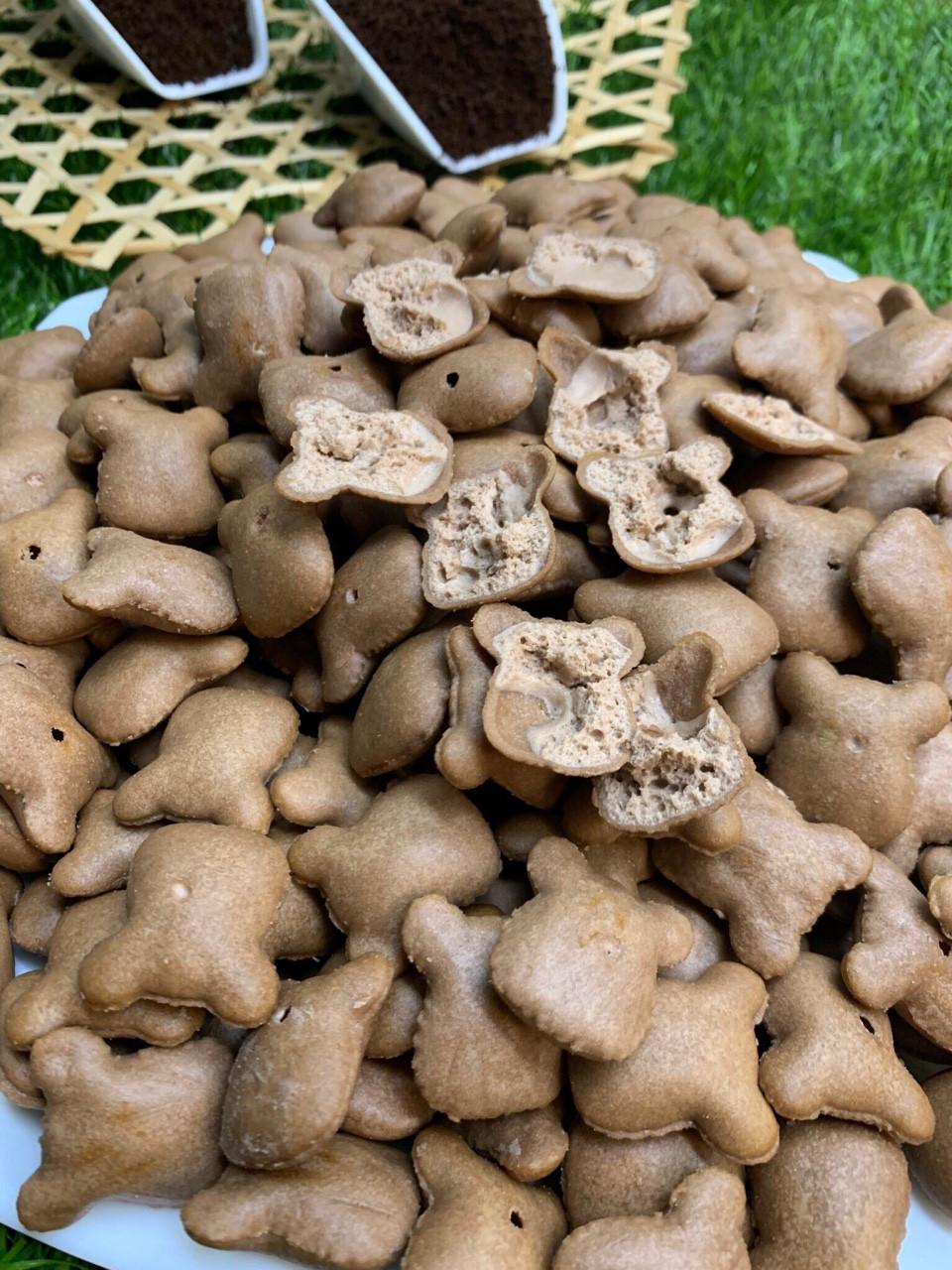Gói 500gr Bánh gấu vỏ cà phê nhân Bơ Sữa Phô Mai thơm ngon hấp dẫn