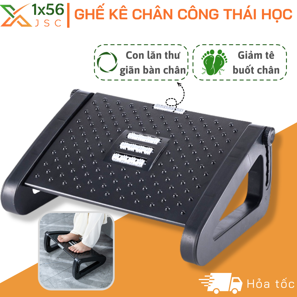 Ghế gác chân văn phòng ghế kê chân công thái học làm việc tại nhà văn phòng ergonomic footrest, ghế kê chân, gác chân văn phòng giảm tê chân