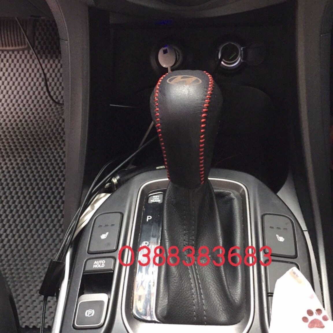 BAO DA CẦN SỐ XE HYUNDAI SANTAFE, SONATA 2013-2018, DA BÒ TỰ NHIÊN, NHIỀU MÀU SẮC...