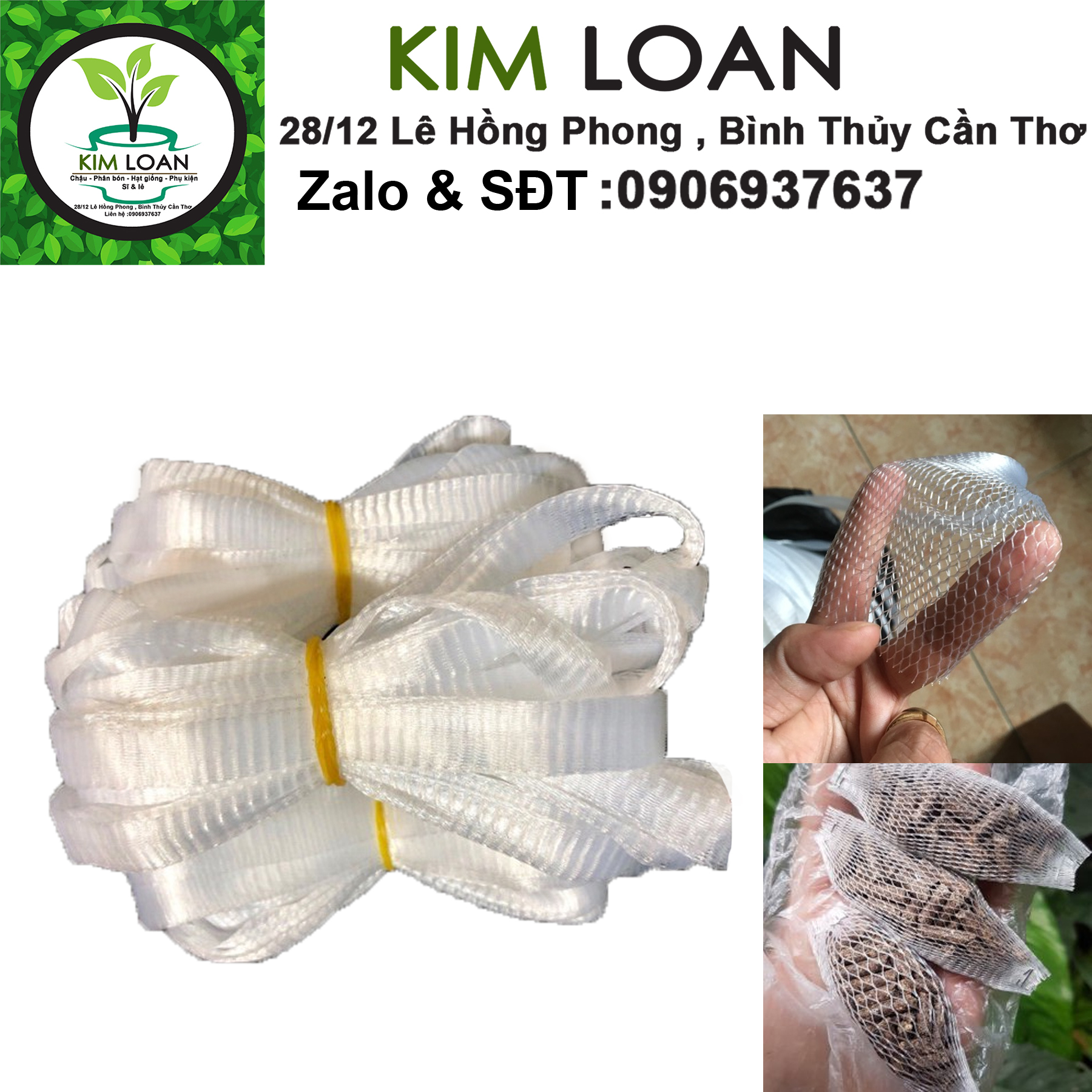 10 mét lưới bọc phân bón tan chậm, bọc hoa chuyên dùng cho lan