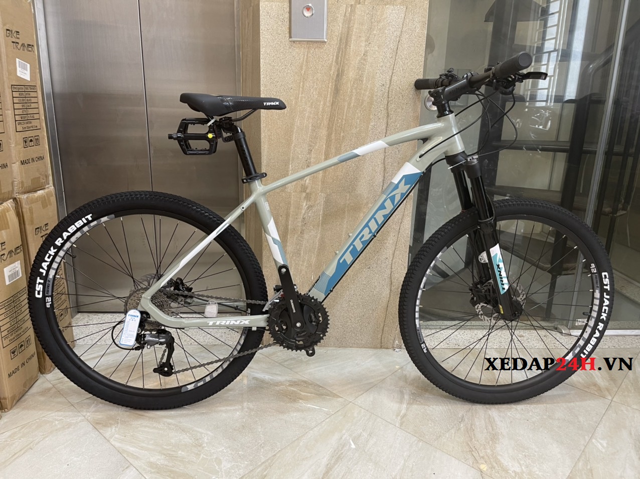 Xe đạp thể thao TrinX X1 2021 bánh 26 phanh dầu phuộc hơi 27 tốc