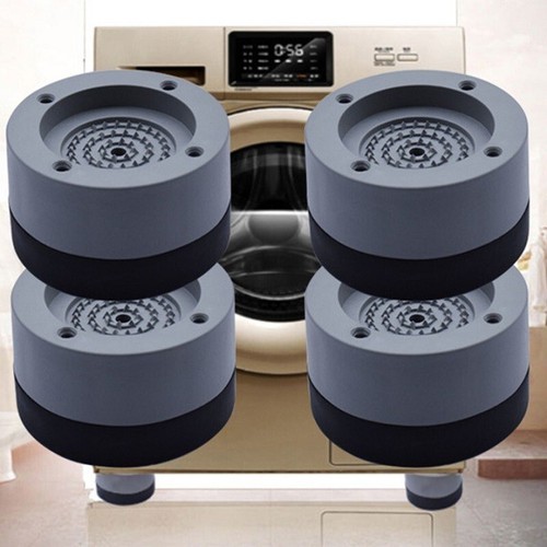 COMBO 2 BỘ Set 4 đế tủ chống run silicon cao cấp cho máy giặt-Set 4 chiếc chống rung máy giặt- Đế chống run chống xê dịch và bảo vệ tuổi thọ máy giặt 4 miếng-Bộ 4 đế chống rung máy giặt