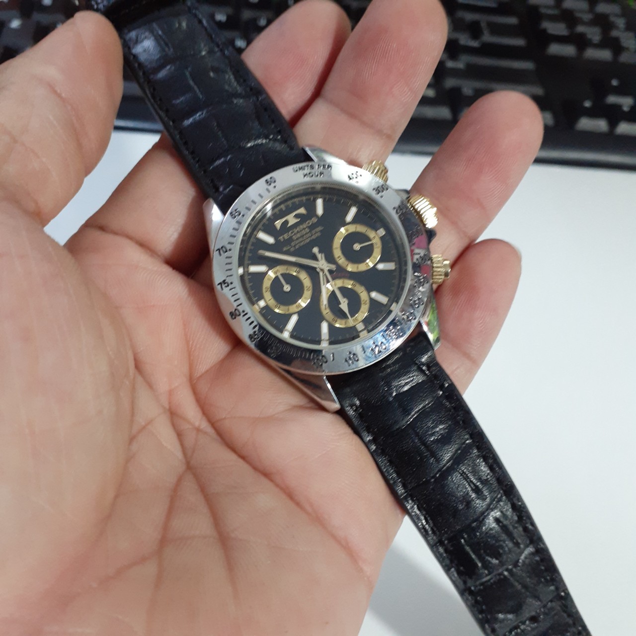 Đồng hồ nam size 40mm chính hãng Technos 6 kim Chronograph second hand