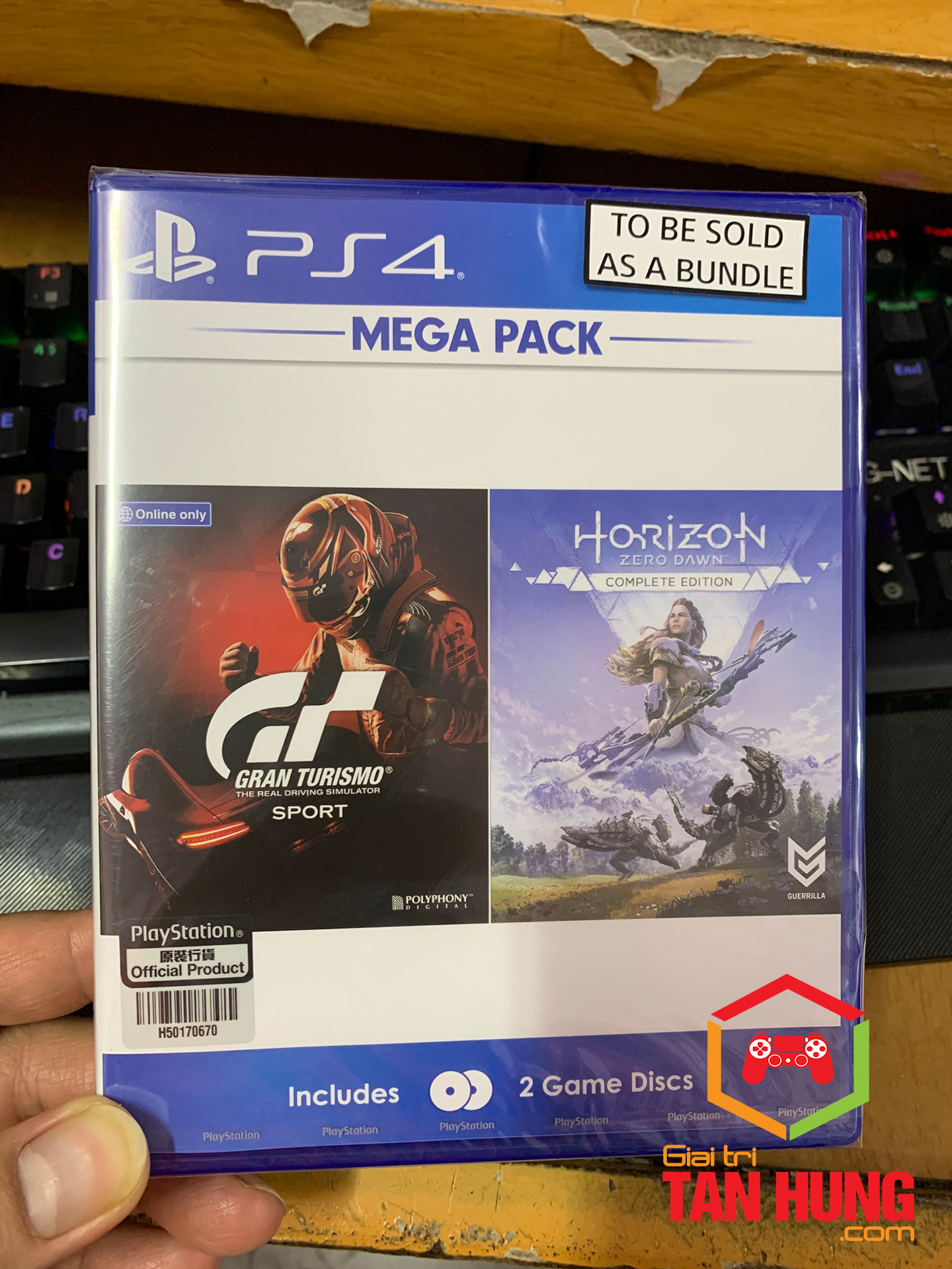 Đĩa game Ps4 Mega Pack Gran Turismo và Horizon Zero Dawn Complete