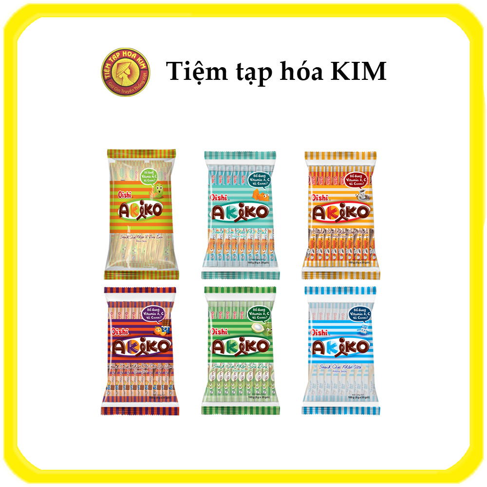 Snack que nhân Akiko Oishi gói 160g