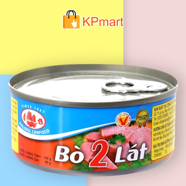 Bò hai lát hạ long canfoco 150g