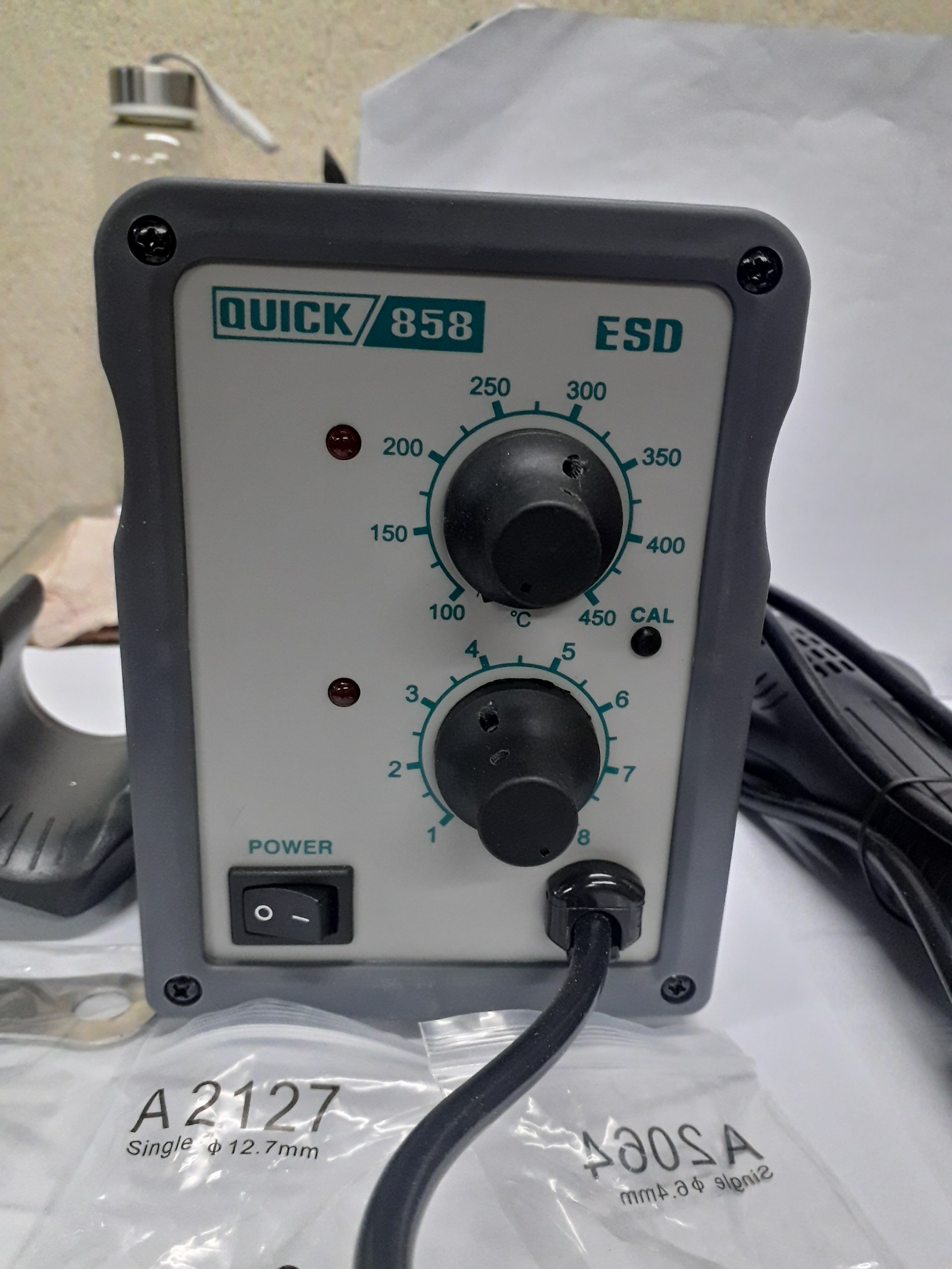 [HCM]Máy khò chỉnh nhiệt Quick 858