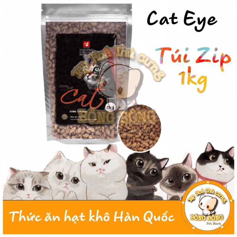 Thức ăn cho mèo - hạt khô cho mèo - cats eye 1kg - bông bông