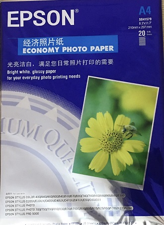 Giấy in ảnh EPSON Hoa Cúc khổ A4 (20 tờ/xấp)