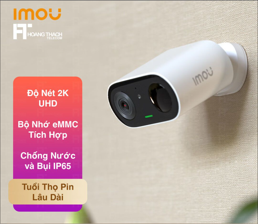 ( SALE 50% ) Camera IP WiFi AN NINH CAMERA IMOU CELL GO B32P-V2 3M FullHD 2K ( dùng pin ) CHÍNH HÃNG Có Màu Ban Đêm Lắp Ngoài Trời Chống Nước, Cảnh Báo Chuyển Động AI PIN DÙNG 120 NGÀY BH 12 tháng