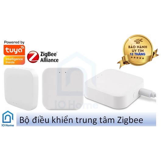 Bộ điều khiển trung tâm thông minh Zigbee thương hiệu Tuya smart life kết nối Wifi/ Cáp LAN/Multimode - iohome
