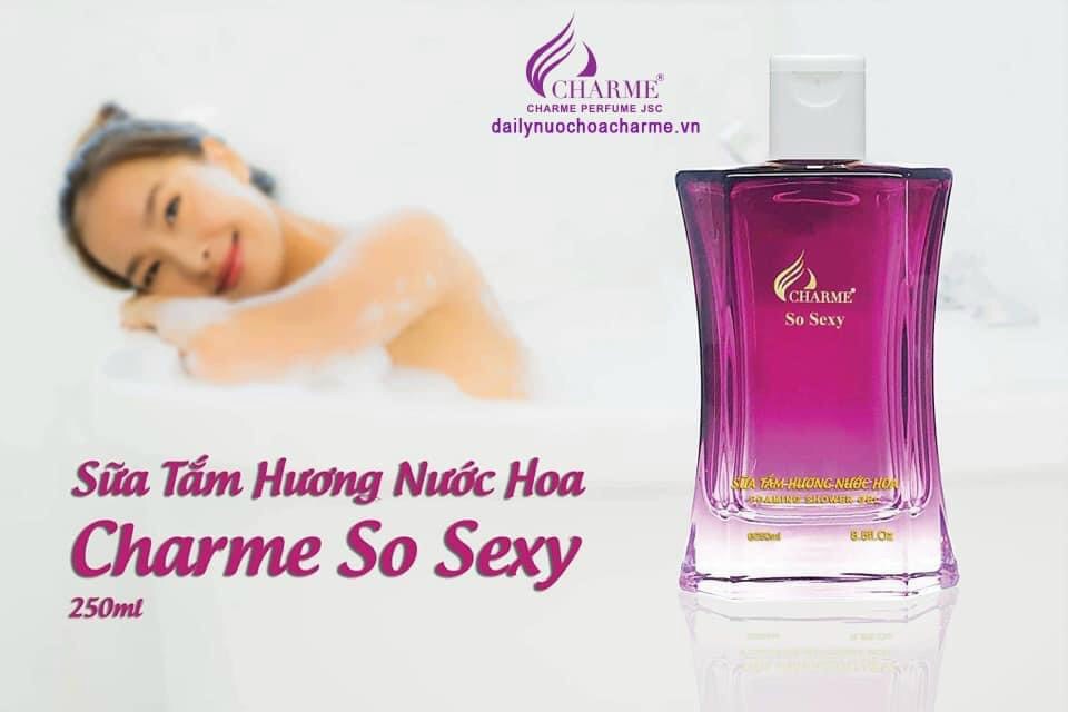sữa tắm chamer So Sexy hương nước hoa cao cấp (tím) Chính Hãng