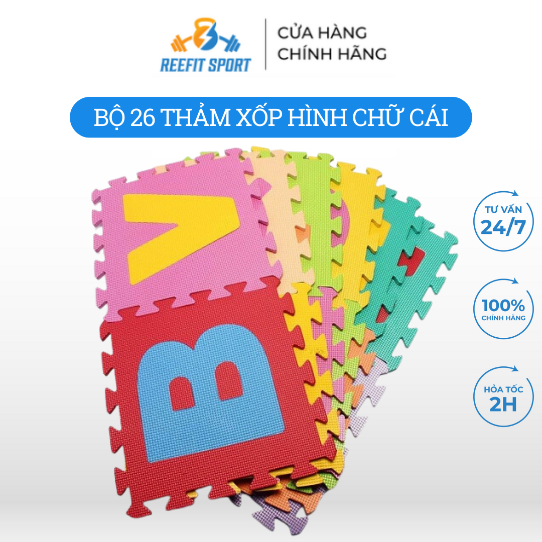 [HCM]Bộ 26 tấm thảm xốp lót sàn cho bé hình chữ cái