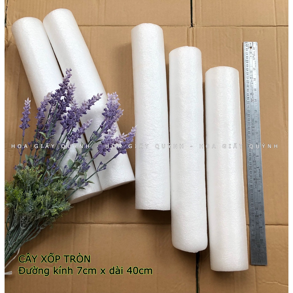 Cây xốp dẻo tròn 7cmx40cm