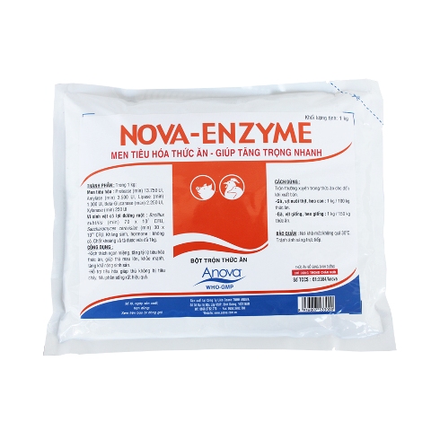NOVA ENZYME MEN TIÊU HÓA THỨC ĂN – GIÚP TĂNG TRỌNG NHANH TÚI 1Kg