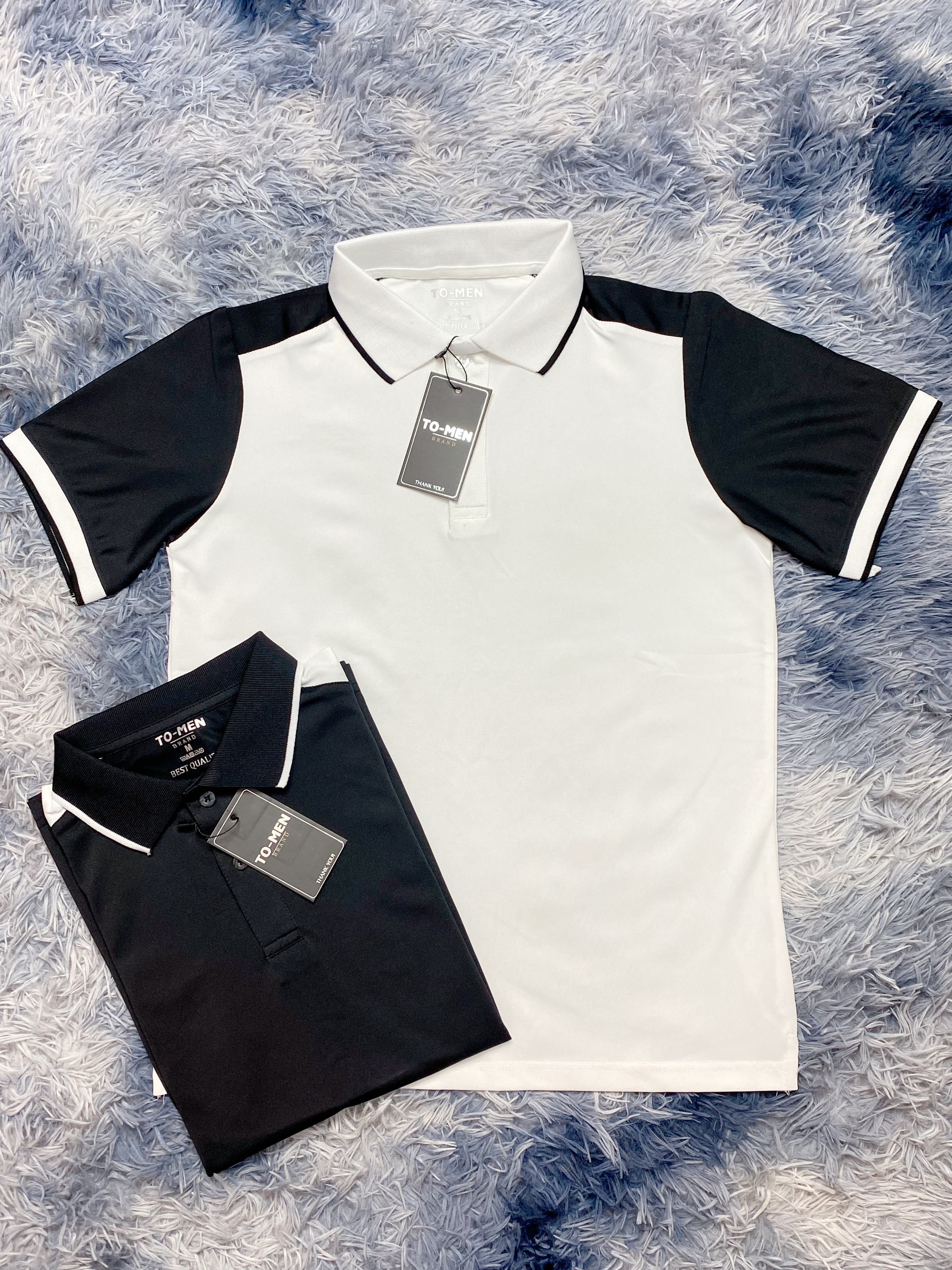 Áo thun polo chất liệu vải cá sấu cao cấp