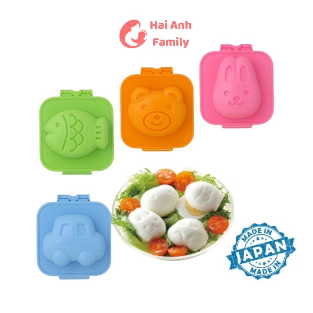Khuôn tạo hình cơm, trứng, khuôn làm bánh cho bé ăn dặm ngon miệng nhập khẩu Nhật Bản