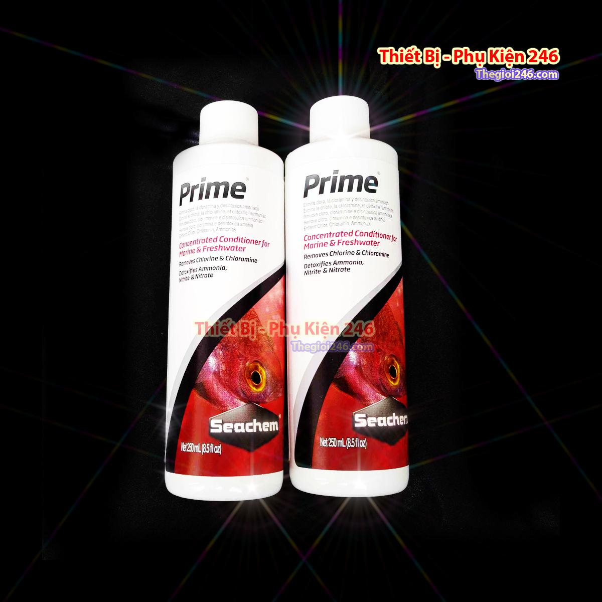 Seachem prime 250ml khử độc nước cấp tốc dành cho hồ cá rồng
