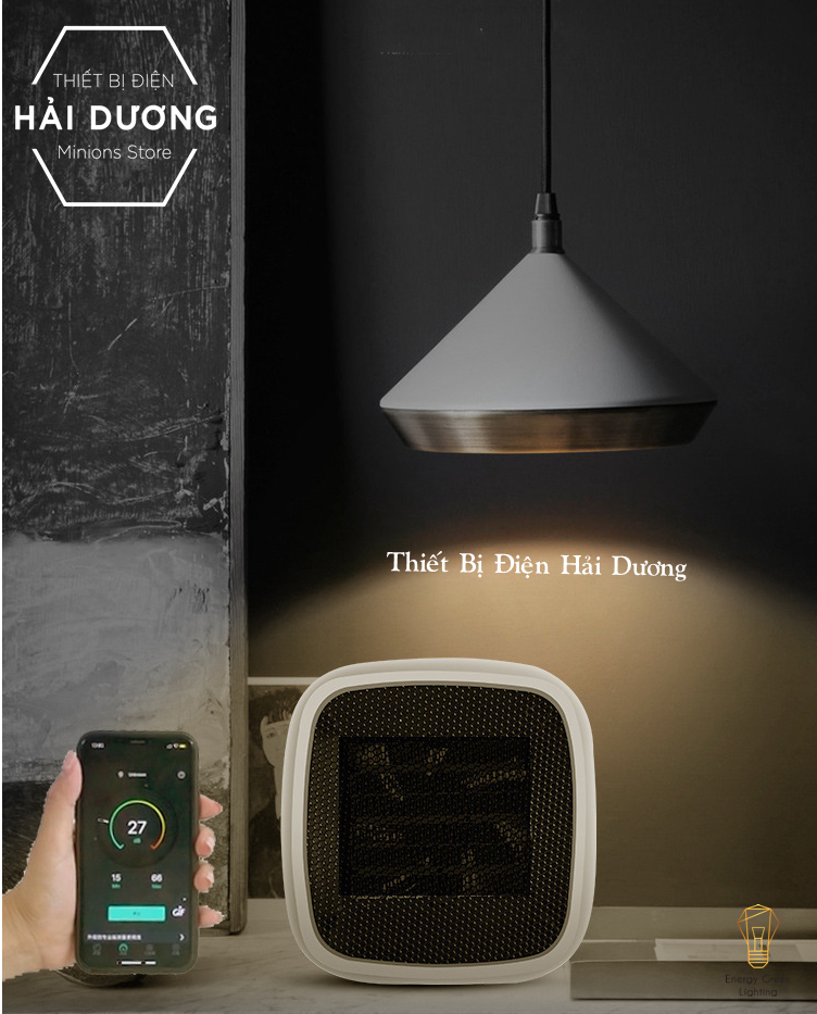 Máy sưởi để bàn MS-8801, Quạt sưởi mini, Làm nóng nhanh , Tích hợp tản gió ,Vỏ ABS chống cháy, tiết kiệm điện năng - Bảo hành 12 tháng