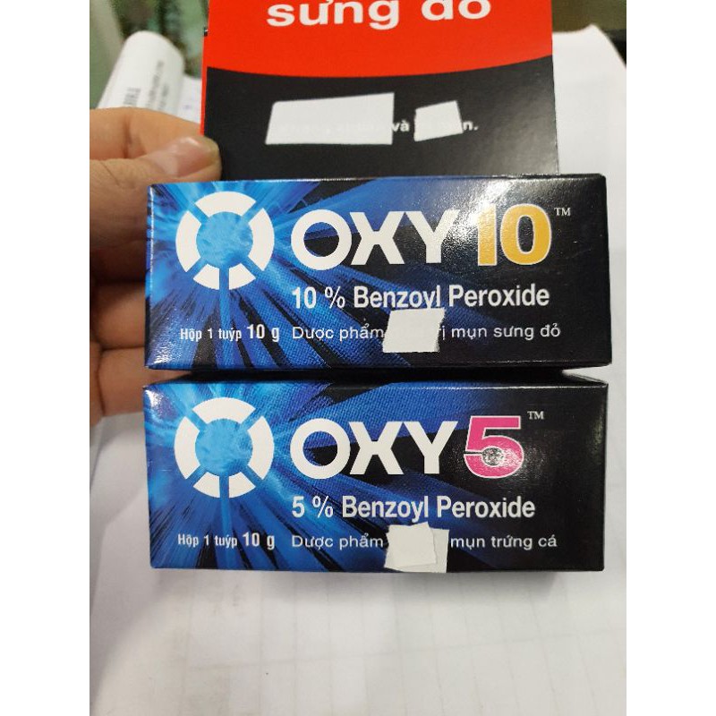 OXY 10 - Oxy 5- kem bôi mụn bọc và mụn trứng cá