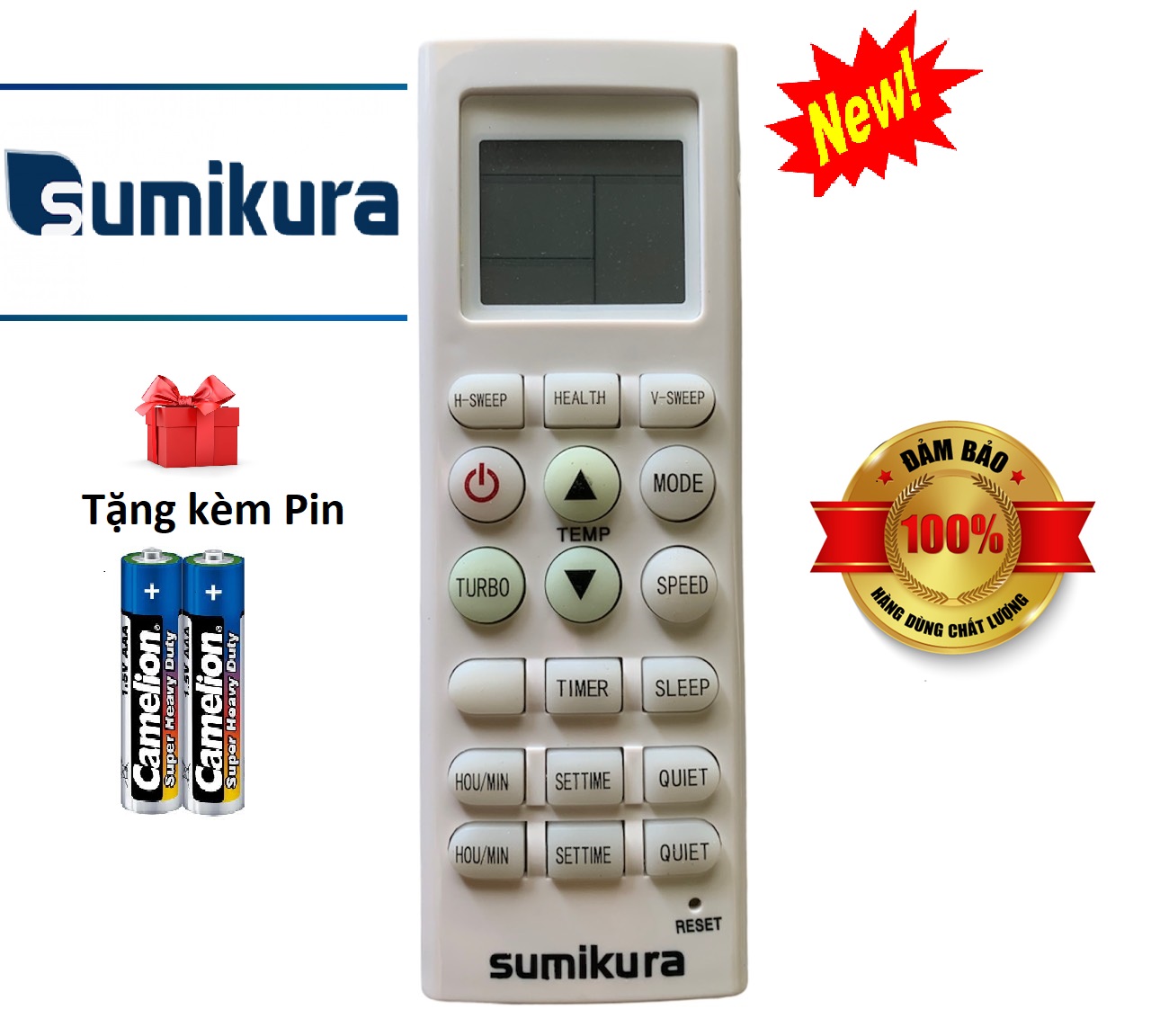 Điều khiển điều hoà Sumikura 1 chiều 2 chiều - Hàng chính hãng 100%