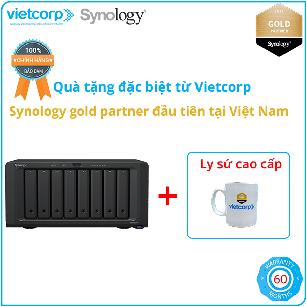 Thiết bị lưu trữ mạng NAS Synology DS1823xs+ - Hàng Chính Hãng