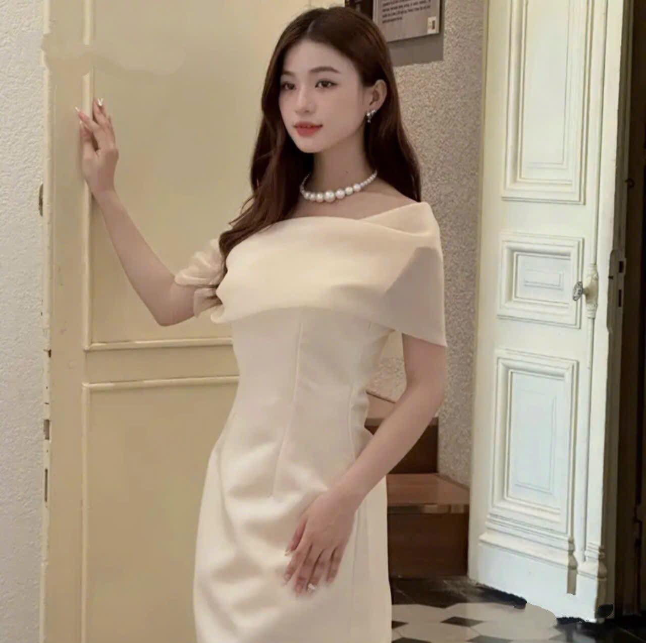 Đầm thời trang trễ vai dáng xòe A - Even Dress