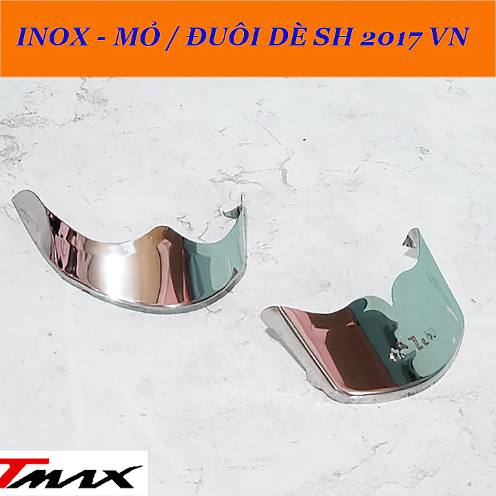 Bộ mỏ đuôi dè xe sh 2017 inox