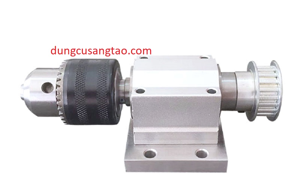 Bộ kit chế trục xoay mini - Đầu B16 / Chế máy cắt, máy tiện, máy mài mini