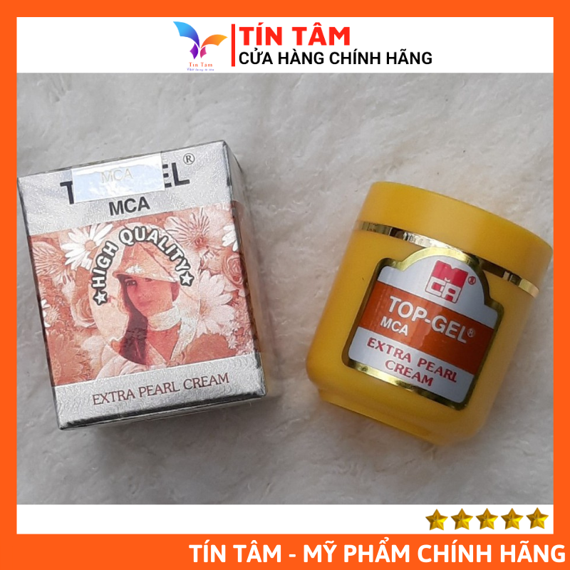 Kem Dưỡng Trắng Da TOP-GEL MCA 18g, Giảm Mụn, Chống Lão Hóa