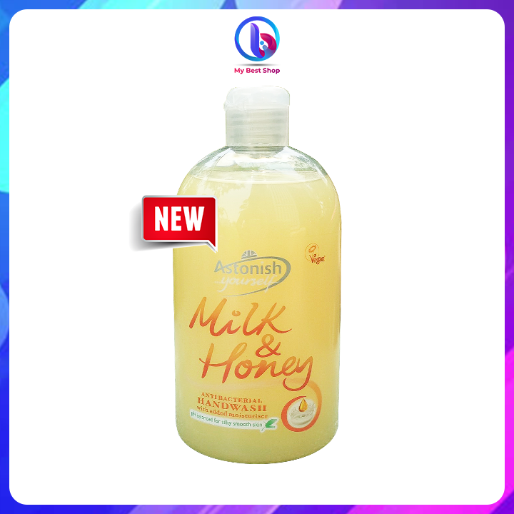 [HCM]Nước rửa tay Sữa tươi và Mật ong Astonish C4550 500ml Thương hiệu Anh Quốc